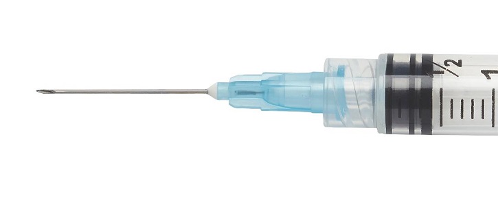 Monoject SoftPack Hypodermic Needle 18G x 1-1/2, B Bevel. Polypropylene