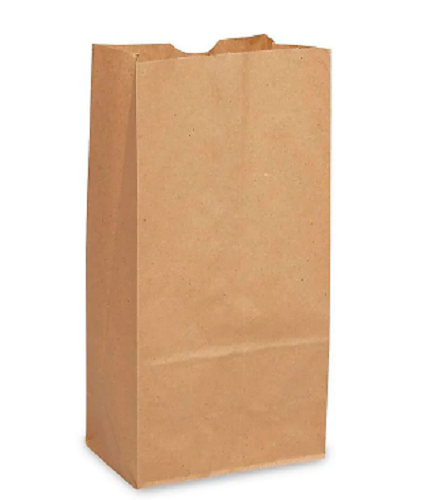 N: BAG GROCERY PAPER 4# KRAFT 5X3 1/4X9 3/4IN - 562152