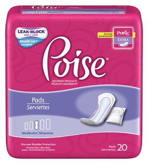 PAD INCONTINENCE POISE   20'S