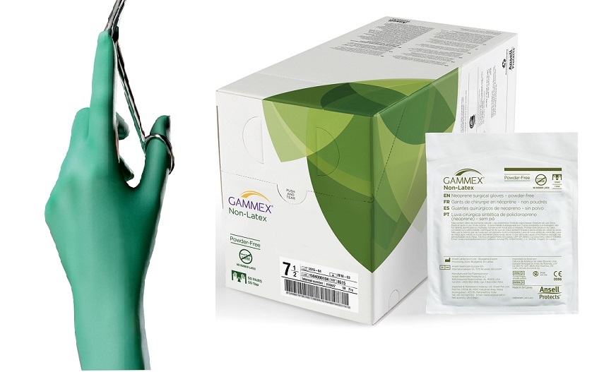 N GLOVE SURGICAL 9 SYNTHETIC POWDERFREE GREEN GAMMEX ORTHO 489088 n-glove-surgical-9-synthetic-powderfree-green-gammex-ortho-489088