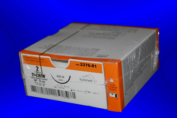 New COVIDIEN 3015-61-BX TiCron Sutures Ti-Cron Suture,