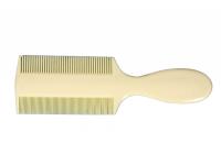COMB BABY IVORY 2SIDED PLASTIC