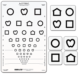 Eye Chart Lea Symbols 10 Foot Distance Acuity Test